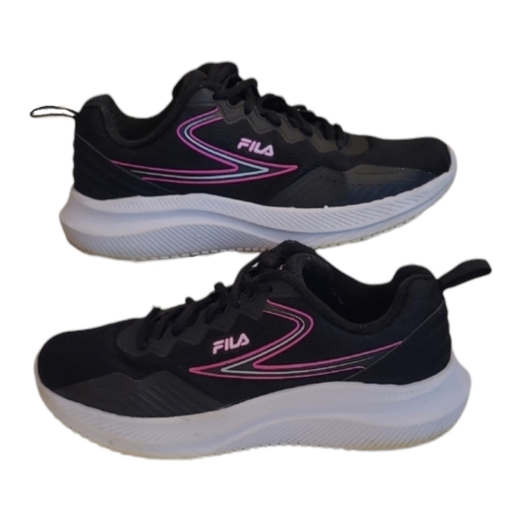 FILA Memory Primo Forza Running Shoe Lace Up Low Top Mesh Athletic Brand Logo